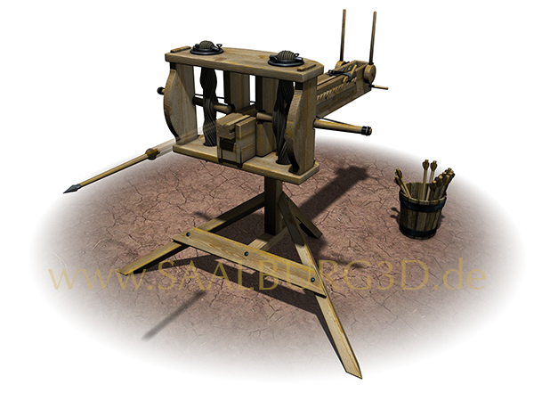 3D Rekonstruktion Catapult Scorpio